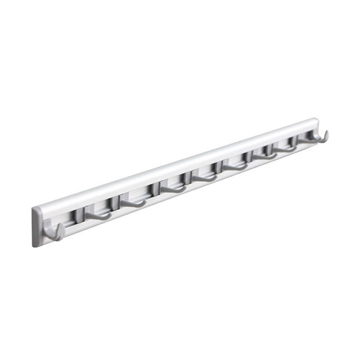 50CM 橡膠矽膠（jiāo）夾杆收納工具掛（guà）架(8長鉤2短鉤) PH 50008