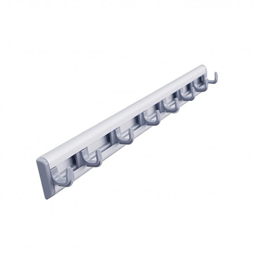 40CM 橡膠矽膠（jiāo）夾杆（gǎn）收納工（gōng）具（jù）掛架(8短鉤) PH 4006