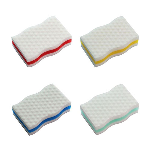 納米高（gāo）密去汙百潔棉 MS 310 6塊裝 紅黃藍綠四（sì）色可選