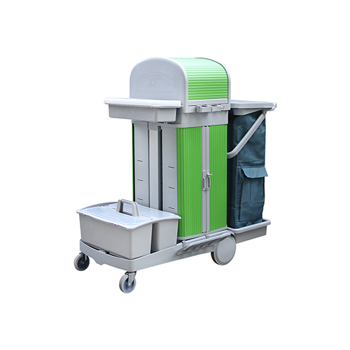 趟門儲（chǔ）物箱服務車 + 卷簾頂蓋 / 平（píng）拖 配單桶 ST R151G