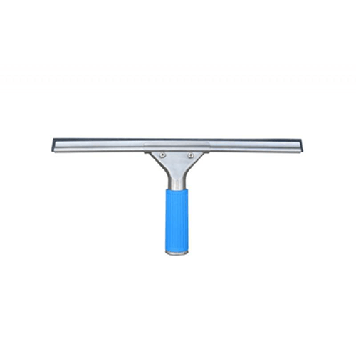 35cm不鏽鋼玻璃刮 配黑色硬膠條三叉型手（shǒu）柄（bǐng） TWS 035