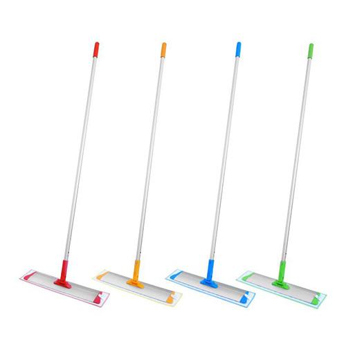 50cm 專業型快速鎖平拖 配1條平拖（tuō）布 紅黃藍綠（lǜ）四色可選 FMBC QGPEA50