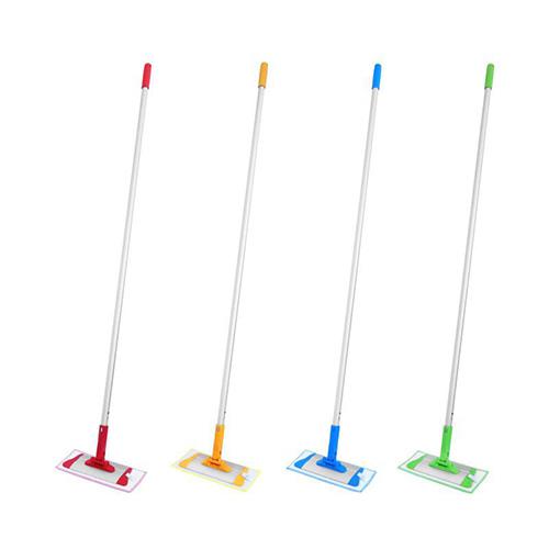 25cm 專業（yè）型快（kuài）速鎖平拖 配1條平拖布 紅黃（huáng）藍綠四色可選 FMBC QGPEA25