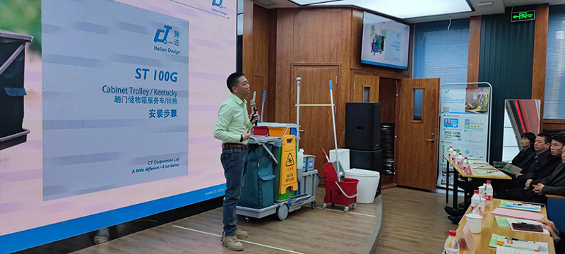 “施(shī)達公司向甘肅省人(rén)民醫院分享醫院保潔標準化的理念及落地案例的實踐經驗(yàn)