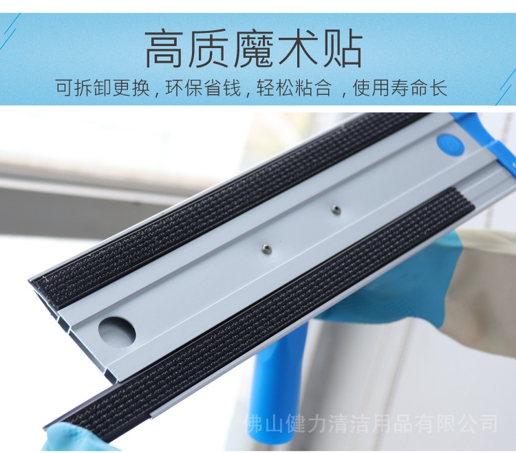 專業型(xíng)螺紋鎖平拖(tuō) 配1條平拖布 紅黃藍綠(lǜ)四色可選