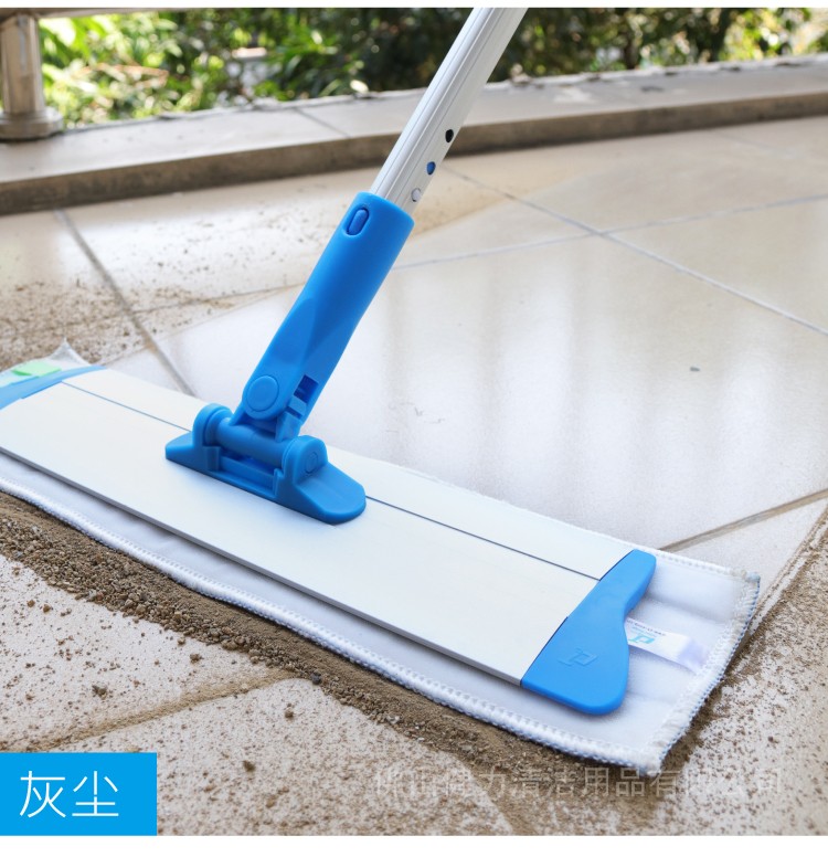 專業型快速鎖平拖 配1條平拖布 紅(hóng)黃(huáng)藍綠四(sì)色可選(xuǎn)