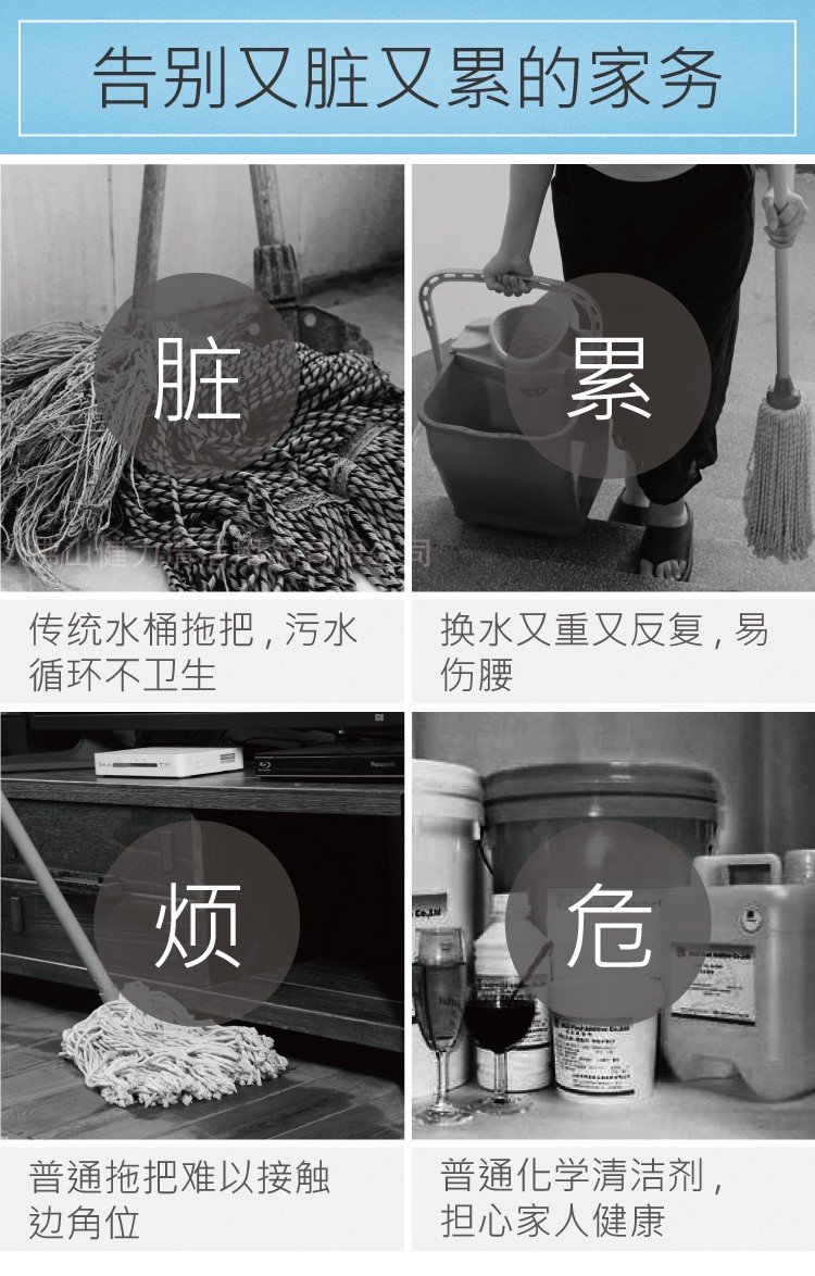 靈（líng）動型噴水平拖 配1L可拆卸水（shuǐ）箱2條平拖布 紅黃藍綠四（sì）色可選 SME SP100PEA